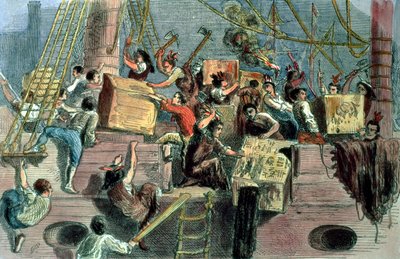 Boston Tea Party, 16th December 1773 by Unbekannt Unbekannt